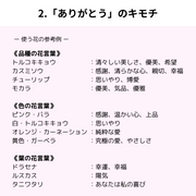 花言葉の花束〈伝えたいキモチ〉