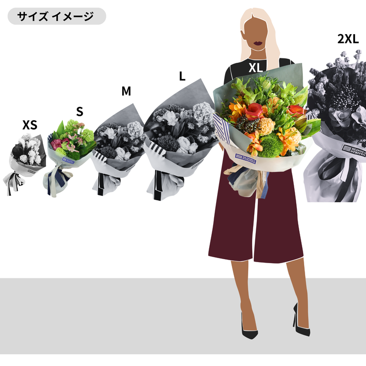 花束【Purple×Green】4,400~22,000