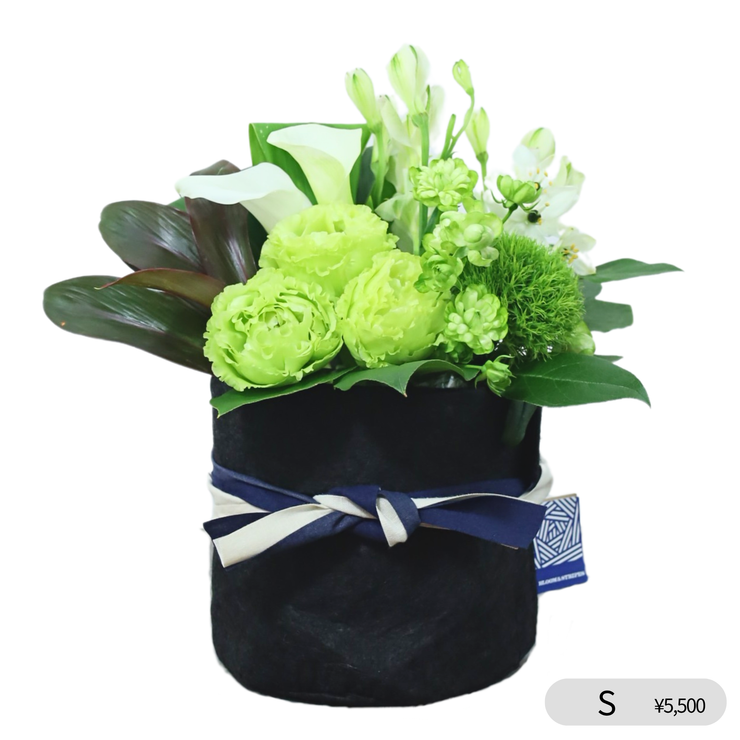 フラワーアレンジメント【White×Green】5,500~33,000