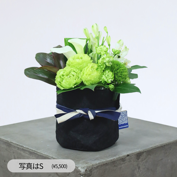フラワーアレンジメント【White×Green】5,500~33,000