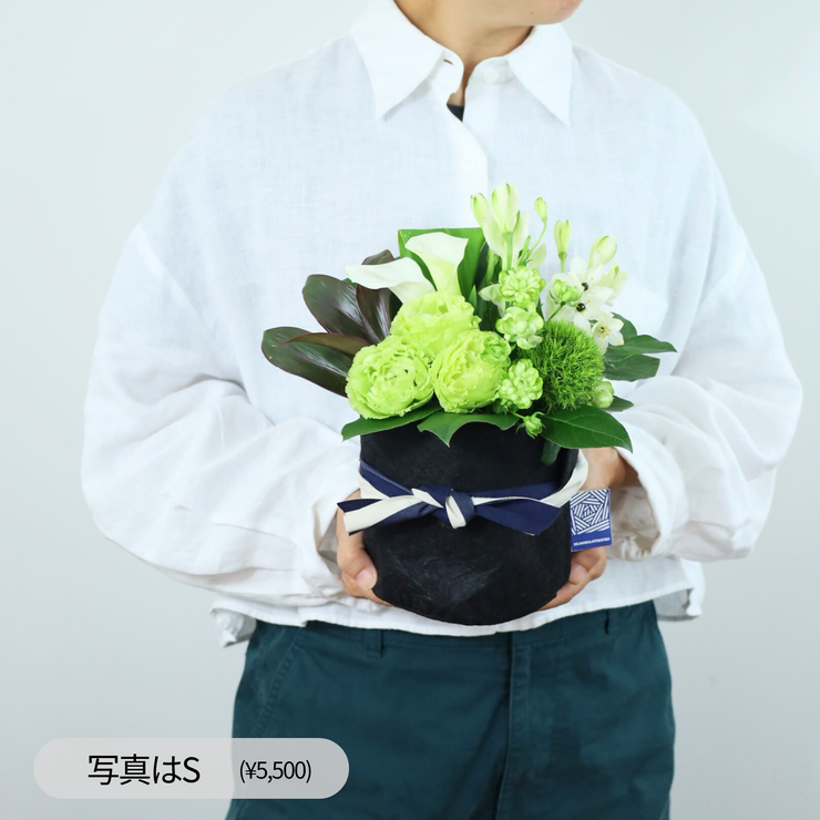 フラワーアレンジメント【White×Green】5,500~33,000