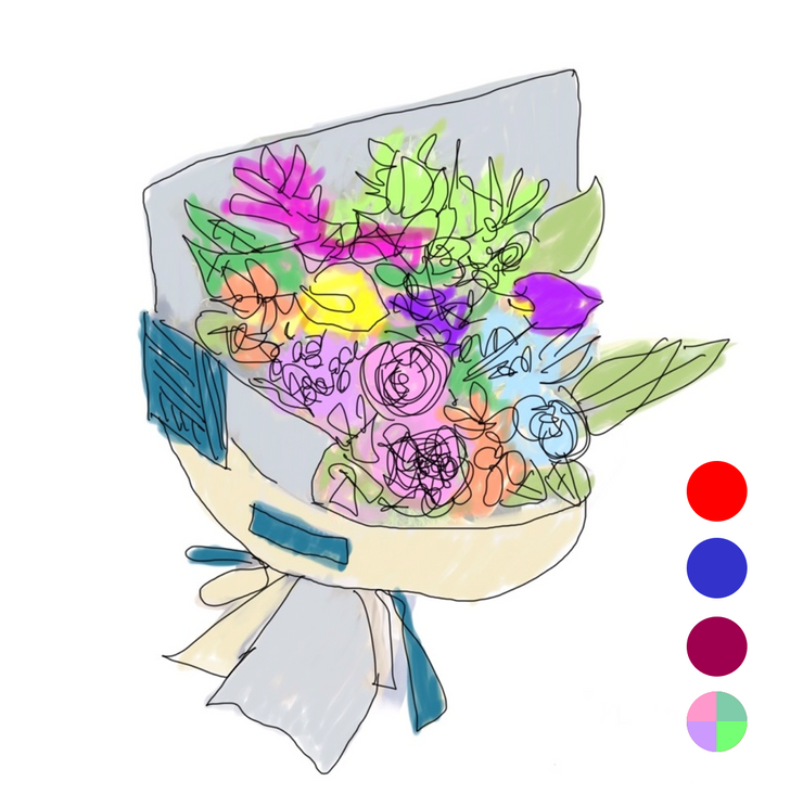 花束【カラーカスタム】