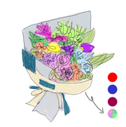 花束【カラーカスタム】