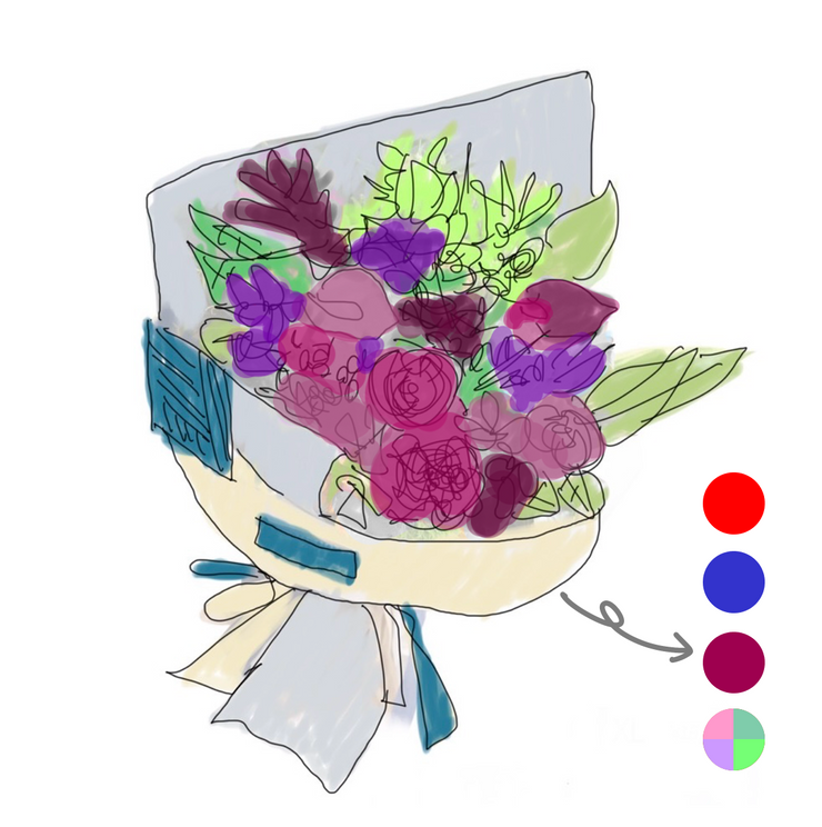 花束【カラーカスタム】