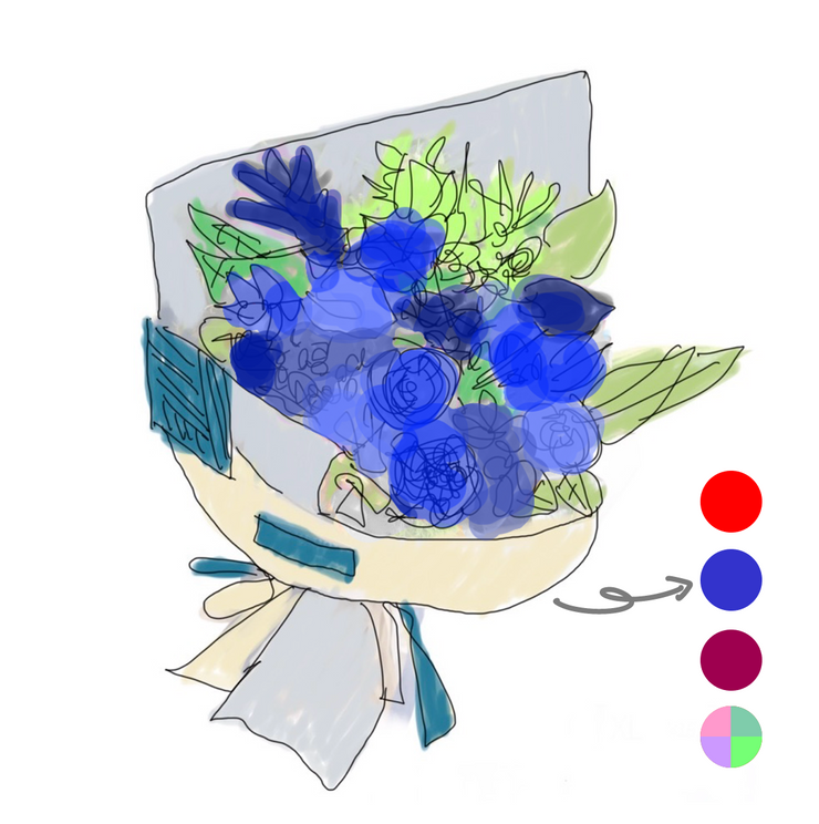 花束【カラーカスタム】